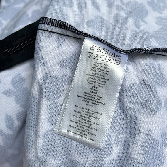 MICHAEL Michael Kors Gemma Floral Print Ponte Fit & Flare Dress in Navy Sz 10 - Picture 8 of 8